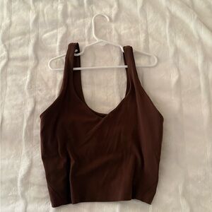 lululemon athletica Dark Brown Tank Top